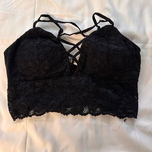 Black Lace Bralette size large